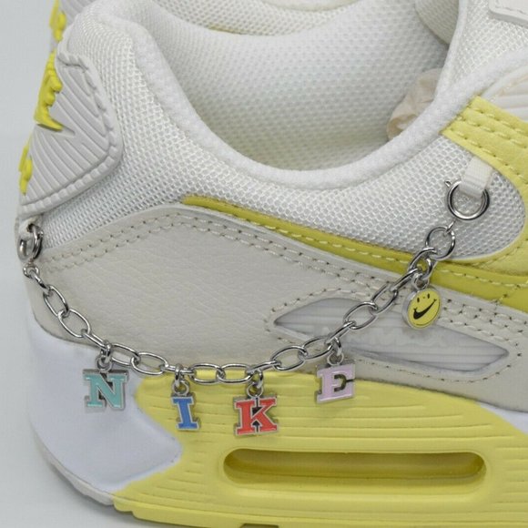 Nike Air Max 90 SE Princess Charming Sail Yellow Voltage White DJ5198-100 - Picture 5 of 7